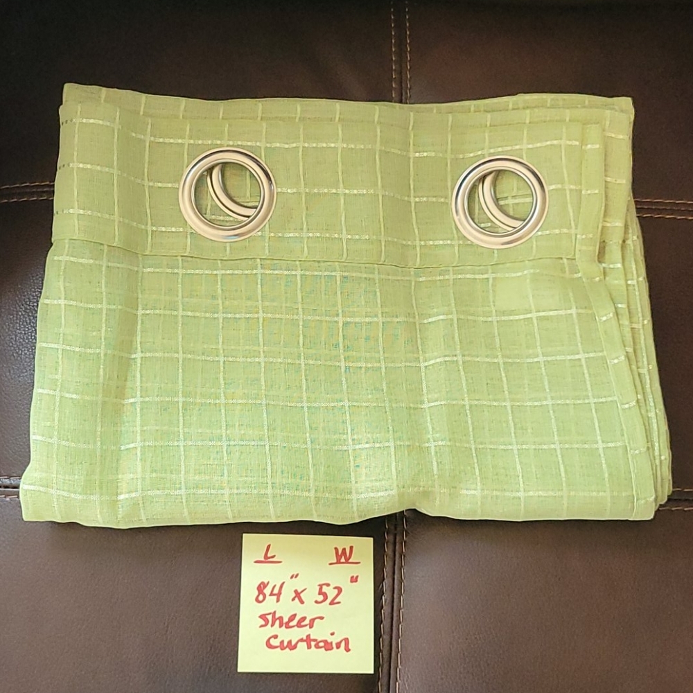 Brand New Sheer Curtain - One Panel
